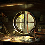 a carver's hut