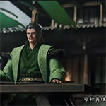 Discussing heroes over plum wine